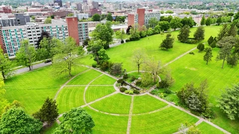 Public Park - Syracuse, NY Video stock 336233555
