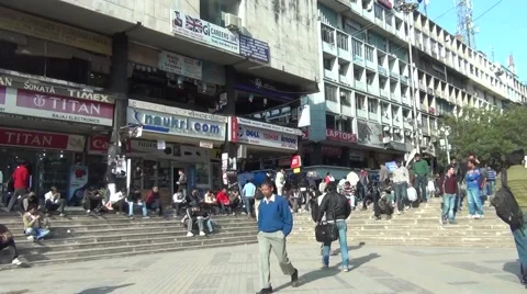 Public Place india Stock Footage 68838760