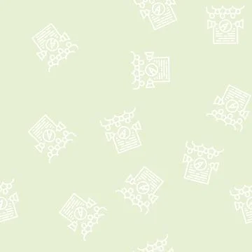 Public relations copywriting line seamless pattern Stock Illustration