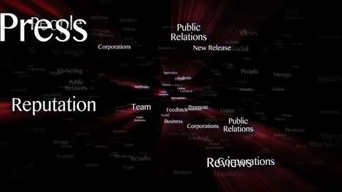 PUBLIC RELATIONS Keywords Animation, Background, Loop Stock Footage 312358583