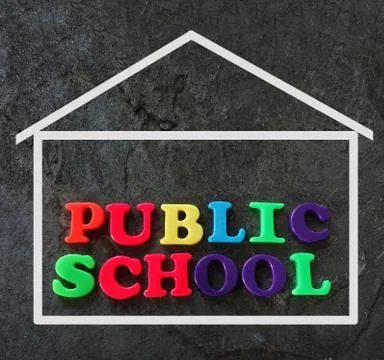Public school concept Stock-Fotos