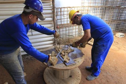 Public school construction Stock Photos