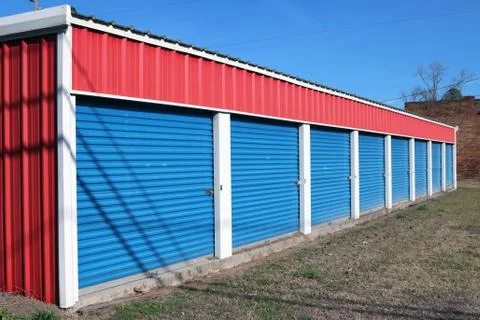 Public self storage facility Stock-Fotos