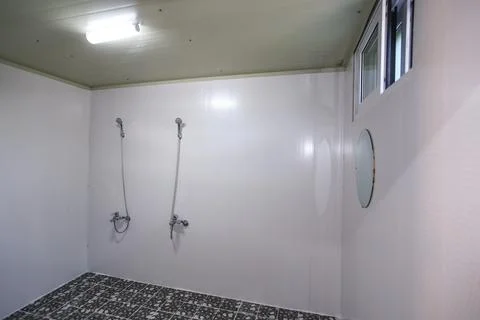 Public Shower Room Facility Stock Photos