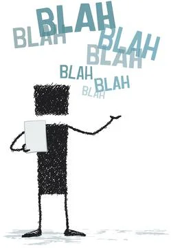 Public Speaker Stock Illustration