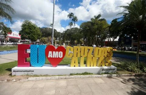  public square in Bahia cruz das alma, bahia, brazil - july 17, 2023: View... Stock Photos