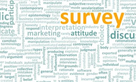 Public survey Stock Illustration
