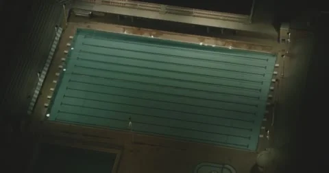 A public swimming pool Stock Footage 59579486