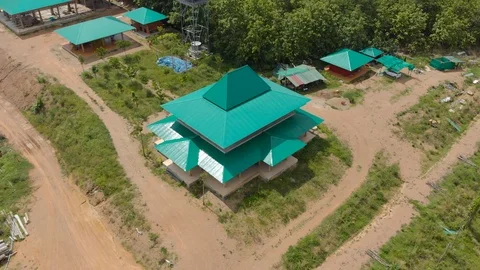 Public Thai forest temple Stock Footage 90156173