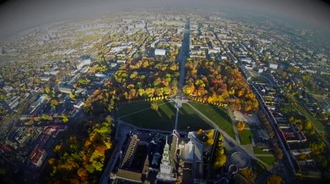 Public Traffic from Drone. Video stock 56437355