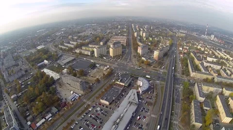 Public Traffic from Drone. Video stock 56438504