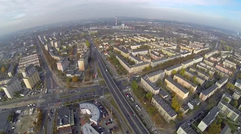 Public Traffic from Drone. Video stock 56438516