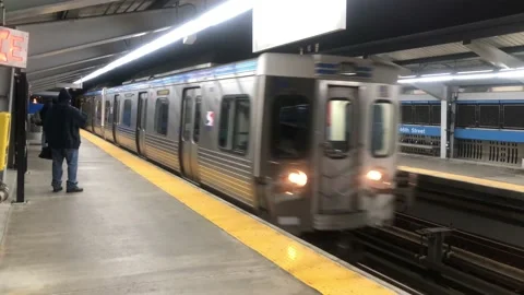Public train passing Stock Footage 226631919