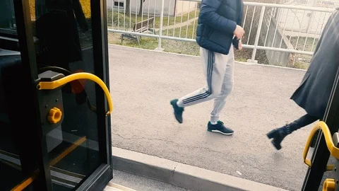 Public transit bus Stock-Footage 85814145