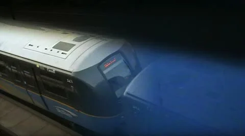 Public Transit Train Motion Blur Video stock 19117312