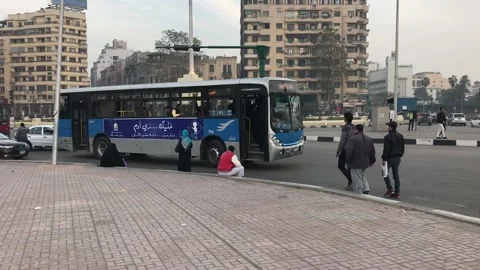 Public transport cairo Video stock 157822694