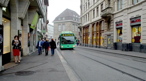 Public Transport Stock Footage 32190663