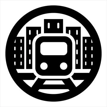 Public Transport Icon Stock Illustration