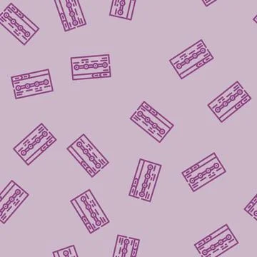 Public transport information line vector seamless pattern Stock Illustration