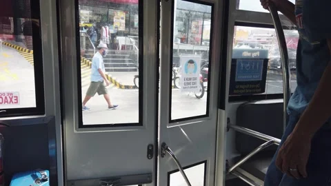 Public Transportation in the Philippines Stock Footage 152302817