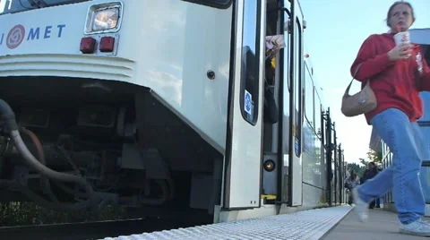 Public Transportation Time Lapse Stock Footage 11138492