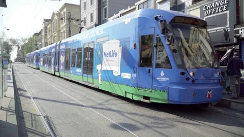 Public transportation in turkey 스톡 동영상 83752743