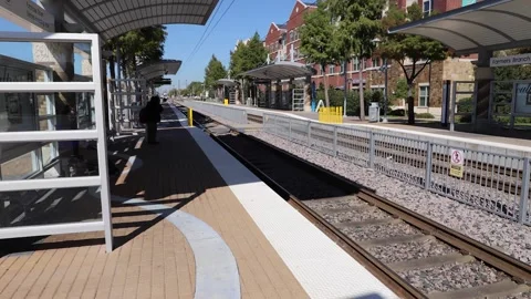 Public Trasit Train Time Lapse 库存影片 196310492