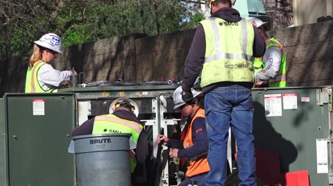 Public Utilities Electrical Power, equal opportunity Stock Footage 61274855