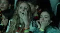 Public Viewing Semifinal Brazil Germany Female Portraits Supporters German Fans HD Footage