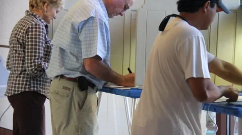 Public Voting Polls Stock Footage 911458