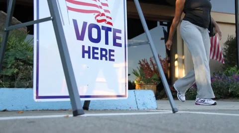 Public Voting Spot Stock Footage 911447