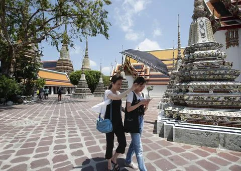 Public warned of health risks from extremely hot weather, Bangkok, Thailand - 26 Stock Photos
