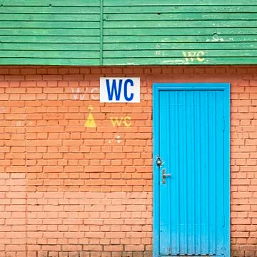 Public wc. Stock Photos