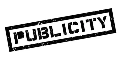 Publicity rubber stamp Stock Illustration