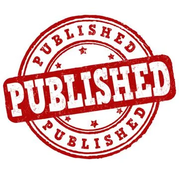 Published grunge rubber stamp Stock Illustration