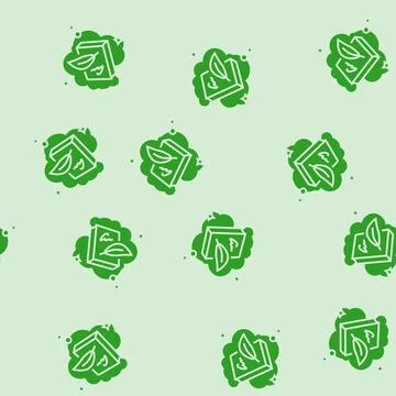 Publishing book dream glyph seamless pattern Stock Illustration