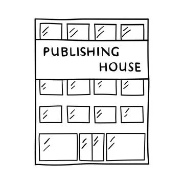 Publishing House Icon Ilustración de archivo