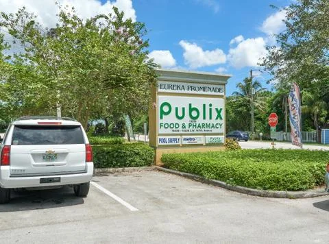 Publix store logo. Stockfoto's