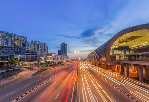 Puchong lightrail Foto stock