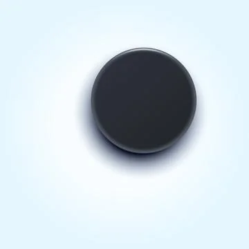 Puck lying on bright background Stock Illustration