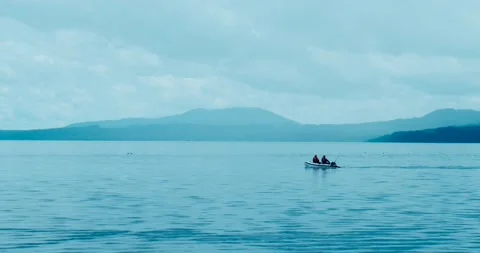 Pucon Lake, cloudy day. Raw footage 4k 스톡 동영상 141778331