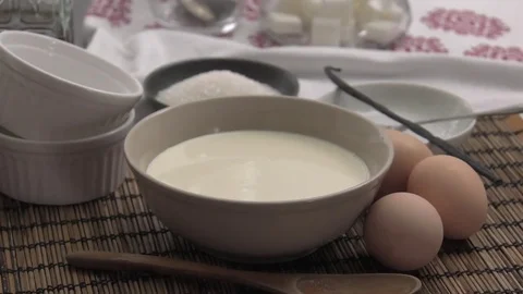 Pudding bakery Video stock 71077402