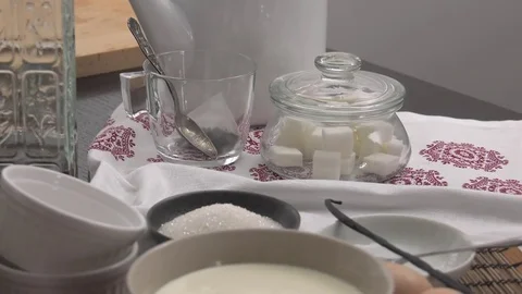 Pudding bakery Video stock 71077473