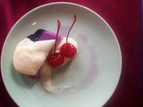 Pudding cake Stock Photos