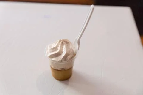 Pudding with coffee  , Peru Stock Photos