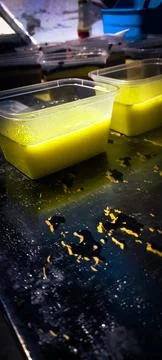 Pudding cup Stock Photos