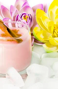 Pudding dessert Stock Photos