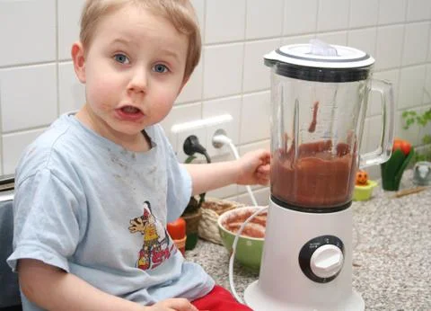 Pudding mixen Foto stock