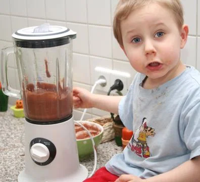 Pudding mixen Stock Photos