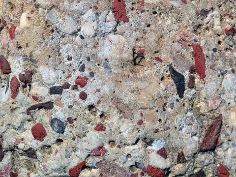 Pudding Stone Textured Abstract Design Stock Photos